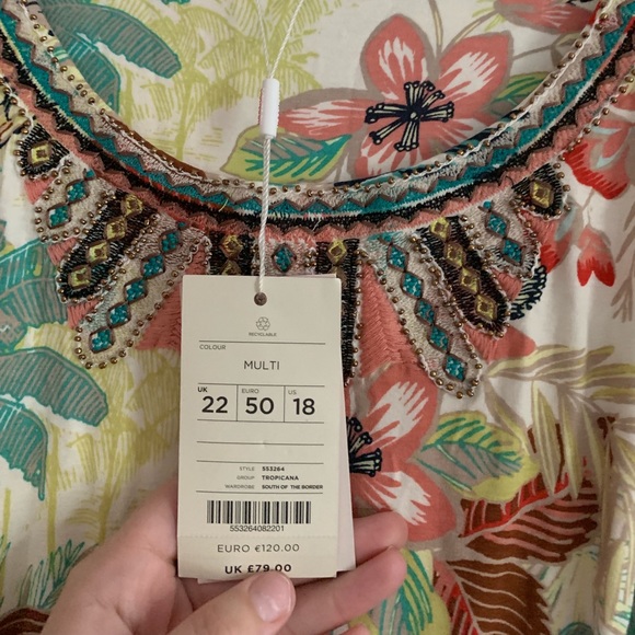 NWT Monsoon Tropicana Maxi Dress - Plus Size - Picture 4 of 5